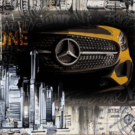 Mercedes Yellow Dollart