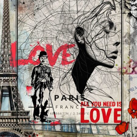 Paris Map Love