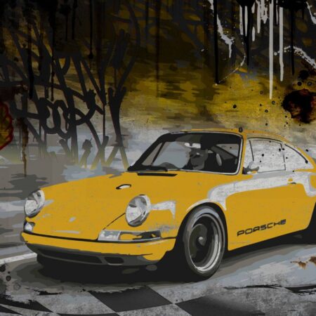 Porsche Singer Yellow 2