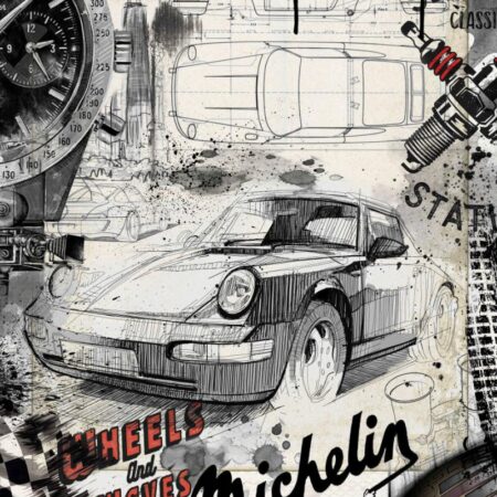 Porsche Black Dollart